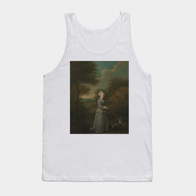Miss Wood by William Hogarth Tank Top by Classic Art Stall